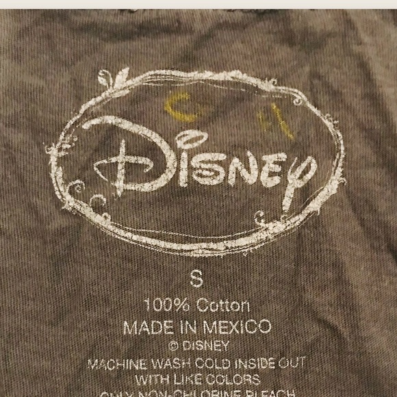 Disney Little Mermaid Vintage Distressed Gothic/Biker Teen Cartoon Light TankTop - Picture 3 of 5